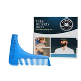 First and Original Beard Bro Complete Beard Shaping Tool - Beards. Bearded Men. Beard Tool. Big Beards. Small Beards. Beard model. Mens grooming. Beard shaping. Mustache shaping. Goatee shaping. facial hair. best beard styles Made in the USA