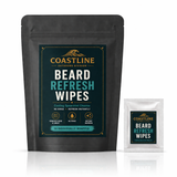 Beard Refresh Wipes- 20 Travel Packets