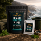 Beard Refresh Wipes- 20 Travel Packets