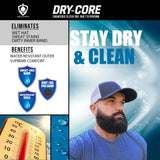NO SWEAT, WATER RESISTANT OUTER, Fieldwar DRY-CORE Trucker Hats with adjustable back. Foam head band for superior comfort.
