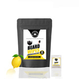 Lemon or Mint Beard Cleaning Wipes- 20 Individual Travel Packets