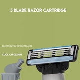 NEW! The Blade Grenade Shaving Razor- fits Mach 3 Blades