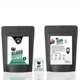 NEW Beard Wipes from Beard Bro. Mint scented Wet Wipes with aloe. Plant based with no alcohol. www.thebeardbro.com