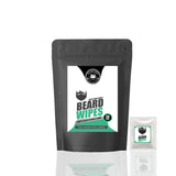NEW Beard Wipes from Beard Bro. Mint scented Wet Wipes with aloe. Plant based with no alcohol. www.thebeardbro.com